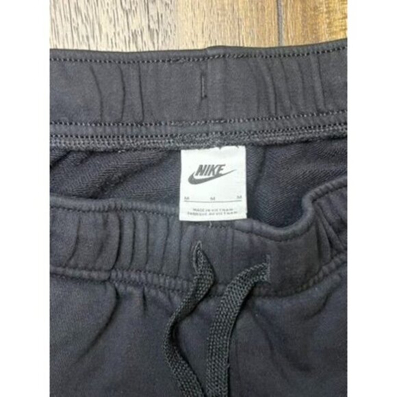 Nike Sportswear Shorts Women's MEDIUM Black Club Fleece Relaxed Mid Rise 3" - Picture 2 of 3